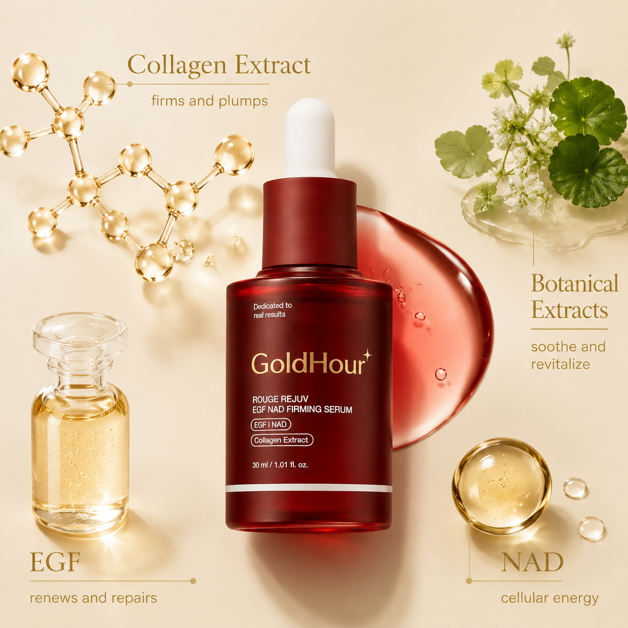 Rouge Rejuv EGF + NAD Firming Serum